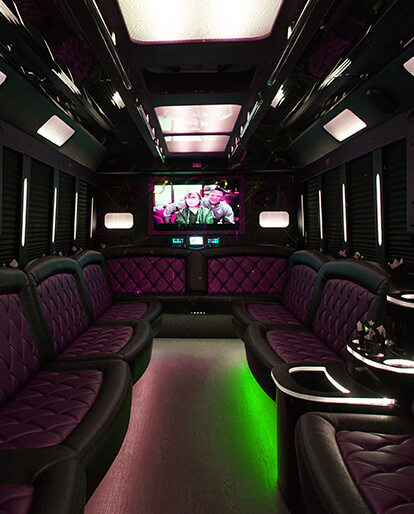 party bus interior