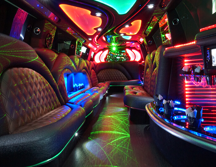 party bus interior